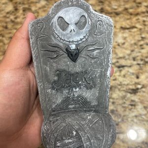 Nightmare Before Christmas Jack Tombstone Decor